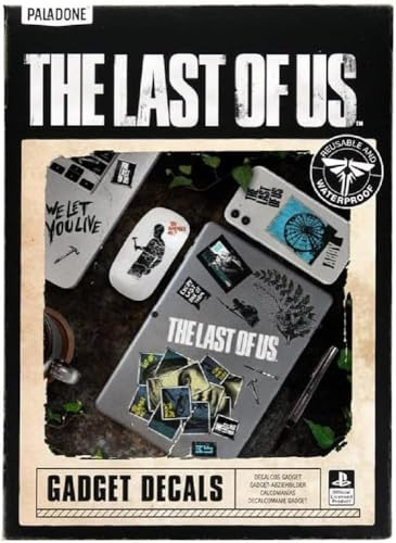 Paladone The Last of US Offiziell lizenzierte Gadget-Aufkleber, wiederverwendbares Gaming-Zubehör, Gamer- und Film-Fan-Dekor und Geschenk für Laptops und Handys