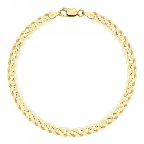 AMAR PRAGNA goldarmband herren vergoldet 585, armband gold herren, silber 925 armband herren, mens bracelet- herren schmuck massive- armband männer