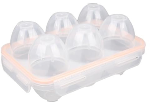 OSALADI Outdoor Eierbehälter Mit Schutzablagen Eier Lagerung Container Für Camping Eierablage Mit Knopfdesign Pp-material Eierschutzhalter Eieraufbewahrungsbehälter