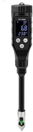 Appareil de mesure du sol, Compteur intelligent de température du PH du sol, YY-1033, moniteur d'acidité des plantes en pot de jardin, enregistreur de données for les fermes de verdissement des verger