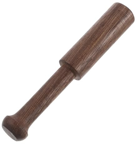 TOYANDONA Afilador de Cuencos Cantores de Madera Negra de Mazo Profesional para Meditación y Yoga Accesorios para Cuencos