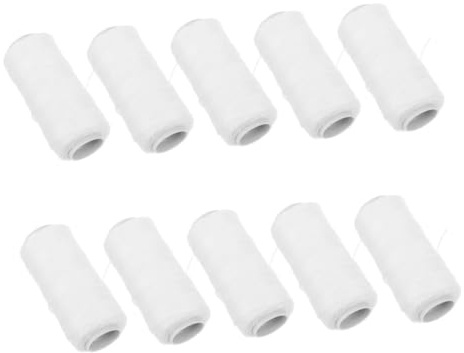 DRESSOOS Fadenepilation Baumwollfaden 10 Rollen Gesichtshaarentfernung Für Augenbrauen Oberlippe Kinn Hautfreundlich Vielseitig Einsetzbar