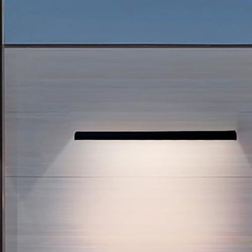 Luci da parete da esterno esterno esterno a LED contemporanea Perita murale nera 40W IP65 Luce da parete interno impermeabile all'esterno Antracite Modern Rettangolo Montate Montata Lampada per