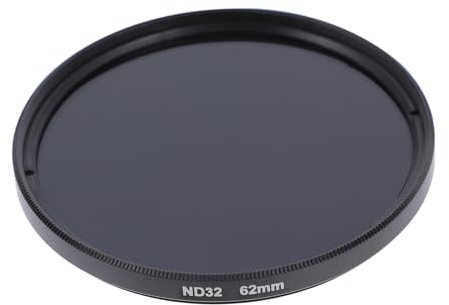 NUOBESTY Variabler Neutraldichtefilter 62mm und Unscharfer Fotokorrektur aus Aluminium mit Verstellbarem Nd Filter für Kameraobjektive für Dynamische Aufnahmen und Streams