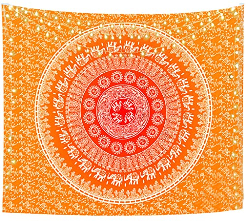 ZWTPGKRD Wandteppich, Motiv: Stechapfel im Vintage-Stil, indische bunte Blumen, Weinrebe, mehrfarbig, Wandbehang für Zimmer, Wandbehang, dekoratives Tuch