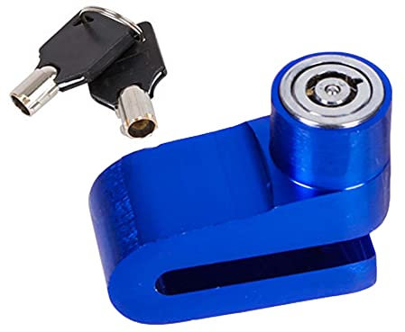 Lucchetto Bloccadisco Moto, Lucchetto Antifurto Moto Scooter Con 2 Chiavi, Colore Assortito, Senza Allarme, Solo Un Kit