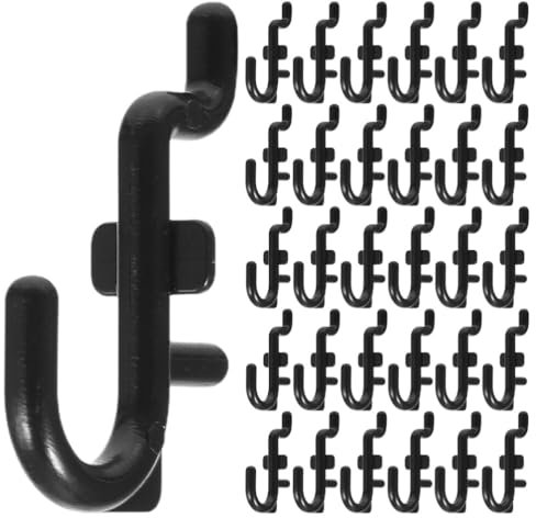 iplusmile 80stücke Pegboard Haken Kunststoff Aufbewahrungslösungen Für Garage Und J-förmige Haken Für Lochplatten Leicht Und Installieren