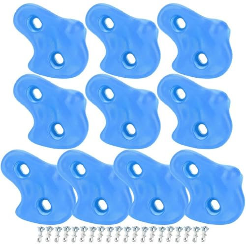 Lpitoy Kletternde Hand-fuß-Halte-Griff-Sets, 10 Stück, Klettergriffe, Steine, Kunststoff, Große Kletterfelsen, Outdoor-Spielplatz-Set Für Kinder