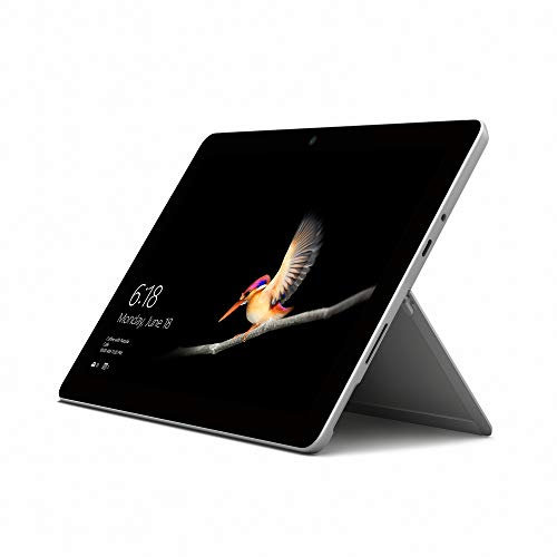 Microsoft Surface Go – PC Hybride (écran 10 pouces, Intel Pentium Gold, 8Go de RAM, 128Go de stockage SSD) – Platine