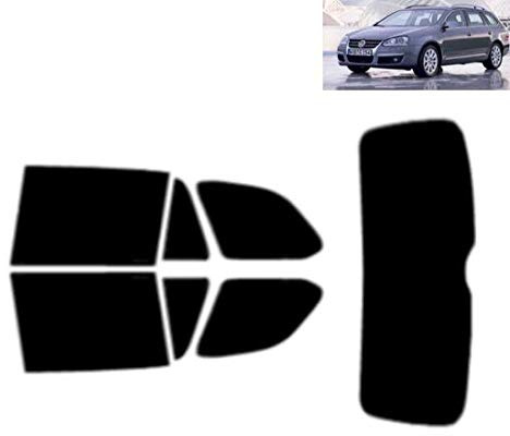 Passgenaue Tönungsfolie für Golf V 5-Türen Kombi 2007-2009 Heck/Seitenscheiben (20% Schwarz)