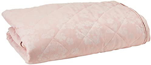 Dreams & Drapes Serene Blossom-Jacquard Bedspread, Blush Pink,240x220cm
