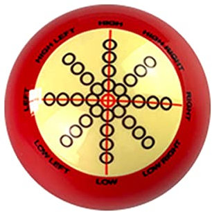 PolyMath Billiard Cue Ball, Standard Table Practice Training Ball for America Pool Eight Balls 57.2mm/2.25in Diameter, Billiards Cue Ball and Billiard Accessories