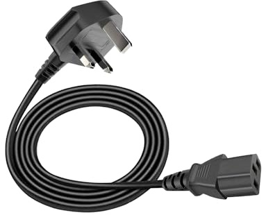 AC Power Cable Replacement for LG TV 42LF66 42LF2500 42LF2500-ZA.BEKJLJG 37LG3000 37LG3000-ZA 42LG7000 19LE3300 42CS460 42PX5D 50PT353K 32LH2000 32LH3000 42LH3000 37LH3000 37LH2000 UK Cord Lead Plug