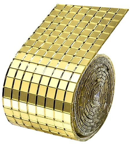 Hemobllo Wandfliesenaufkleber Selbstklebend Mosaik Fliesenaufkleber Glas Robust Haushalt Küchen Bad Dekoration Selbstgemacht Bastelprojekte