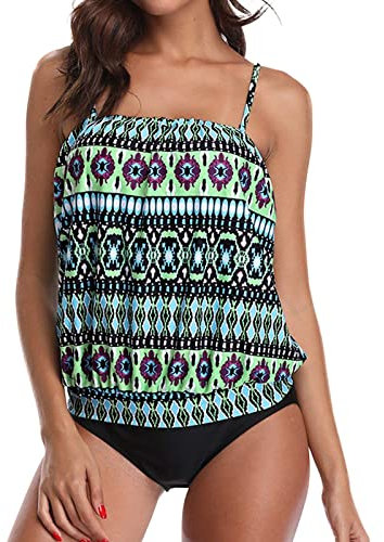 WILLBEST Badeanzug Damen Sport Hose Teenager mädchen Badeanzug mädchen String Tanga Damen periodenunterwäsche bauchweg Strumpfhosen große größen Woman mit Langer Hose umst
