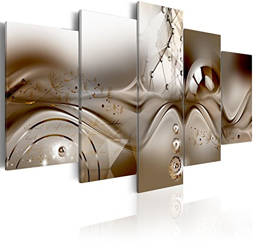 B&D XXL - Acrylglasbild Geschenke Heimdekoration, 100x50 cm, 5-teilig | Hochwertige Leinwand, sofort aufhängbar, ideal fürs Wohn- oder Schlafzimmer, wasserfest und lichtecht, langlebig, stilvoll