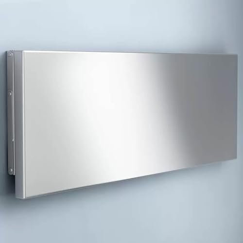 Siocnieqae Mesa Plegable Pared Mesa de Acero Inoxidable Tablero de Pared para Escritorio,Hecho de Material de Acero Inoxidable, Soporte Plegable Engrosado, Apartamentos pequeños(Size