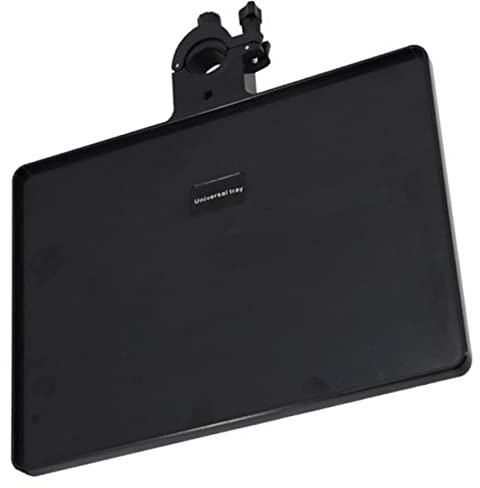 ifundom Mic Sound Card Tray and Microphone Holder Tray Black Plastic Stand for Live Broadcast with Smooth Surface and Easy to Clean Design Compatible with Microphone Sound Card and Camera