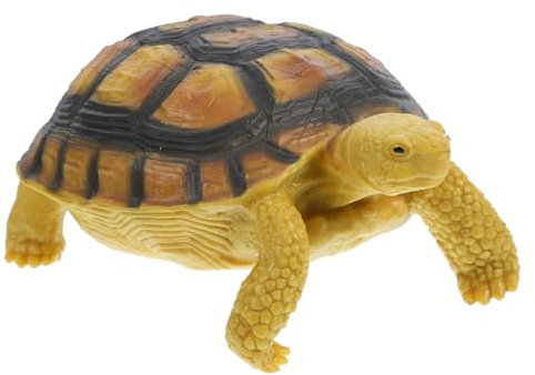HAWILLOSCH Plastikschildkröten Spielzeug Landschildkröten Modell Kunststoff Robust Dekoration Für Haus Garten Kinder Lernen