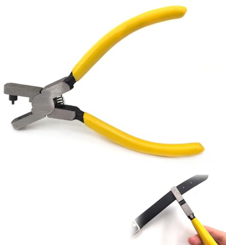 Watch Band Leather Belt Punch Wrist Belt Punch Hole Tool Universal Hole Puncher Hole Punch for Many Different Belts Such as Saddle Straps Shoes Fabrics