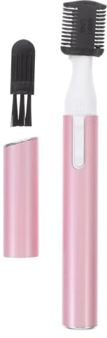 Gogogmee Rasoio Elettrico Per Sopracciglia e Naso Compatto, Depilatore Multifunzione Testina Lavabile, Senza Batteria, Per Donna, Precisione e Rimozione Sicura Dei Peli Superflui in Viaggio