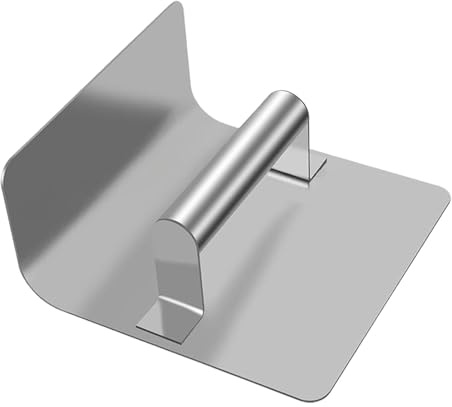 Dualoai Llana de Esquina Herramienta Profesional Llana de Acabado Espátula para Mortero en Acero Inoxidable Ligero Adecuado para Aplicar Finas Y Alisar, R30 Grados Internos