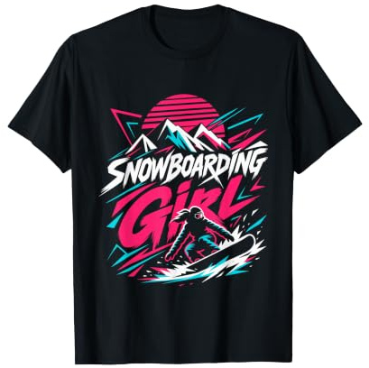 Snowboarder Snowboarding Girl Girls Children Snowboard T-Shirt