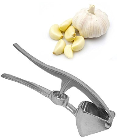 Stainless Steel Home Kitchen Mincer Tool Garlic Press Crusher Squeezer Masher