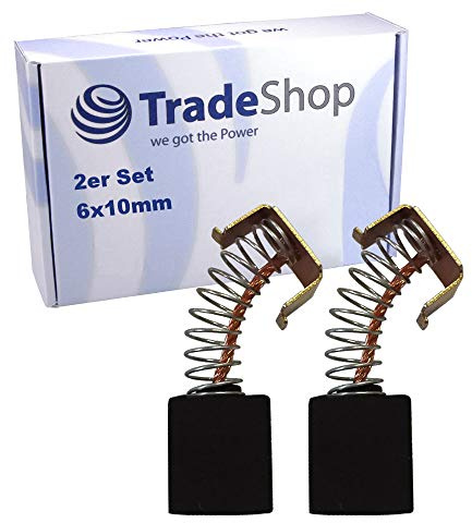 2 escobillas de carbón para amoladora angular Einhell E-WS 125 BWS / BLAUKRAFT BWS 125 E-960 / DWT amoladora angular WS 115
