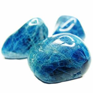 Tenet Polerade stenar för kristall och reiki laddade med pyramidologitekniker enkel sten 18–25 mm (Apatite)