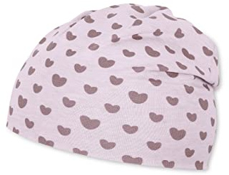 Sterntaler Unisex barn slouch-beanie hjärtan barnmössa, lila, 51