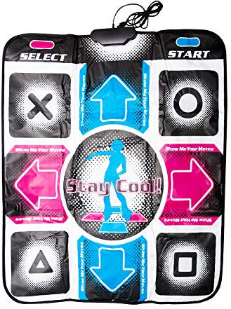 MAYOKIAAR Tanzmatte, Tanzmatte für Dance Revolution (DDR), rutschfest, empfindlich, USB, Tanzdecke für PC, Laptop, Videospiele, Geschenke für Mädchen und Jungen