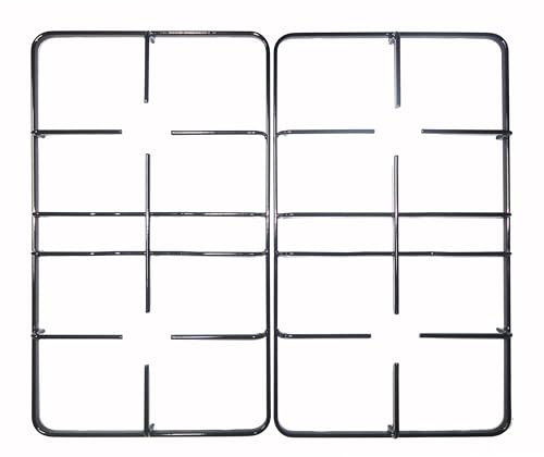 Electrolux Zoppas Rex Aeg Zanussi - Kit 2 griglie 463 x 274 mm. in ferro smaltato nero lucido per cucina piano cottura 4 fuochi a gas - P6752/KIT