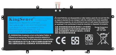 KingSener 67Wh C41N1904 Batterie pour ASUS ZenBook 14 UX425 15,48V | C41N1904-1 UM425IA UX425EA UX425JA, UX325EA UX363EA UX371 UX393, C41N1904-1 0B200-03660000, 67Wh 4 cellules Li-ion interne