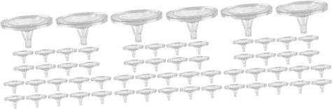 BESPORTBLE 60piezas Soporte Decorativo De Esferas De Cristal para Acuarios y Fuentes De Soporte Estable y Ligero para Decoración De Jardines y Rocallas