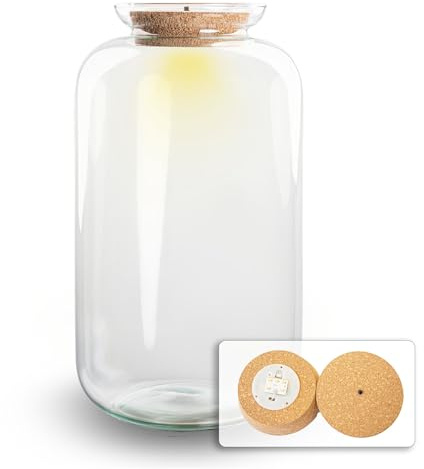 Terrarium with LED Cork - Sven XL - Closed Terrarium ↑ 43 cm