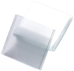 Gatuida 100stücke Quadratische Deckgläser Für Mikroskop Blank Mikroskop Abdeckung Glas Mikroskopzubehör Deckglas