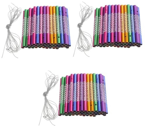 BESPORTBLE Lot De 3 Tubes De Carillon Éolien en Métal Accessoires De Carillon Éolien Trous Pré-percés pour Une Suspension Facile
