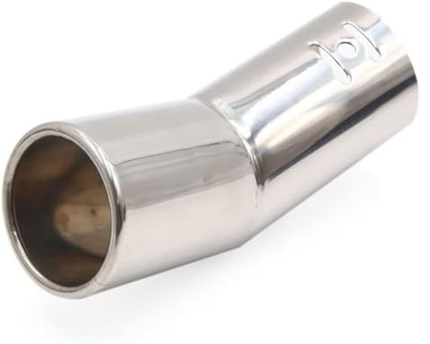 holohol Extremo Tubo Escape para Mazad 51 Mm Sistema De Escape Universal Tubo Final Silbato De Escape De Automóvil Punta De Silenciador De Curvatura Redonda Simple