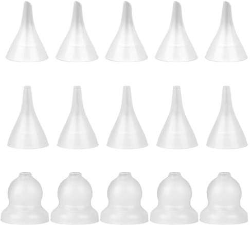 BOXOB 15 St Ersättningsspetsar för Nässug, Silikon Ersättningsdelar för Baby och Småbarn Kompatibel med GROWNSY Watolt LittleTora HEYVALUE Cocobela HailiCare KIDIRA TEQIN X-Bosak