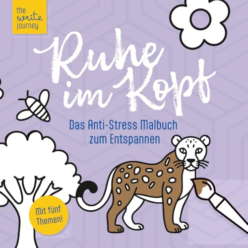 The Write Journey Malbuch für Erwachsene 50 Motive zur Entspannung und Ruhe im Kopf - Ausmalbuch mit Mandalas für Erwachsene - Das Anti-Stress Malbuch zum Entspannen