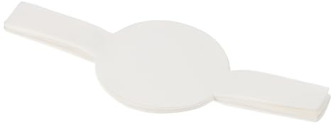QUARKZMAN Papel De Hornear Redondo De 4 Pulgadas, Hojas De Papel Para Hornear Circulares Antiadherentes Precortadas Con Pestañas De Levante Para Freidora (Blanco, Paquete De 100)