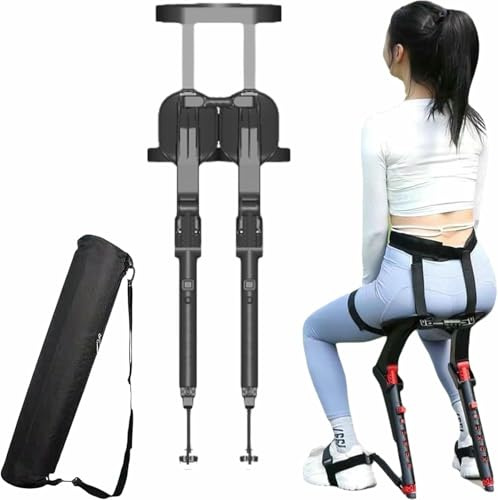 LASDERTV Wearable Chair for Camping & Hiking - Lightweight Exoskeleton Seat, Set Up Camp Anywhere and Sit Comfortably Off the Ground