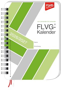 FLVG Lehrerkalender 2026/2027 A6 für Lehrerinnen und Lehrer kompakter Schulplaner, Lehrerplaner für den Unterricht, Schule und Job