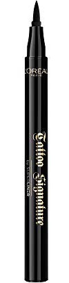 L'Oréal Paris Make Up Eyeliner in Penna Superliner Tattoo Signature, Waterproof, Precisione e Lunga Tenuta, Extra Nero, Confezione da 1