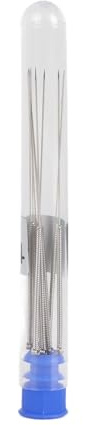 VBESTLIFE 10PCS 0.4mm Nettoyant Tête d'impression Aiguille Buse, Kit d'Aiguille de Nettoyage Accessoire d'Imprimante 3D pour Imprimante 3D Exturder Brosse de Nettoyage.