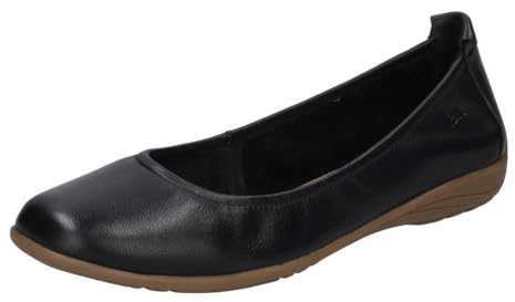 Josef Seibel Femme Fenja 01 Ballerines, Schwarz, 45 EU