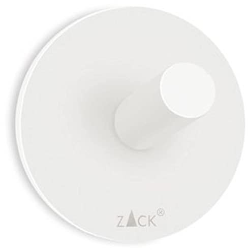 ZACK Edelstahl Handtuchhaken DUPLO Wandhaken Haken weiß 40155