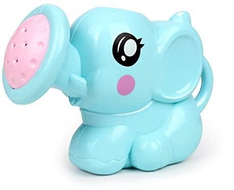 JAWSEU Regadera Juguete de baño, Regaderas de plástico para niños, Flor Planta Regadera Elefante de Dibujos Animados Regadera Kane para Garmenende Playa Arena Baño Juguete