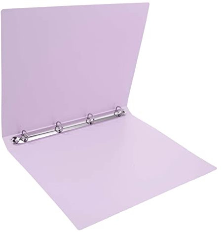 WOFASHPURET Blech Mappe Papierordner Papier-Organizer-Ordner gehäuse Schutz vor losen Blättern Ordner für Musikpartituren im Büro Knopf Hülse Aktenordner Veranstalter a4 Manager Metall Violett